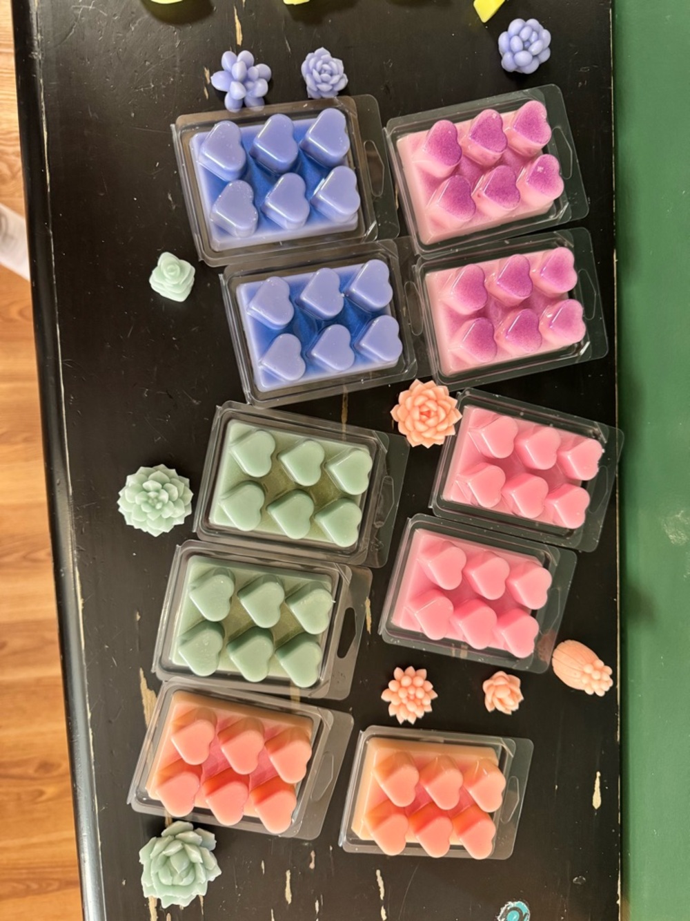 Set of Heart Wax Melts